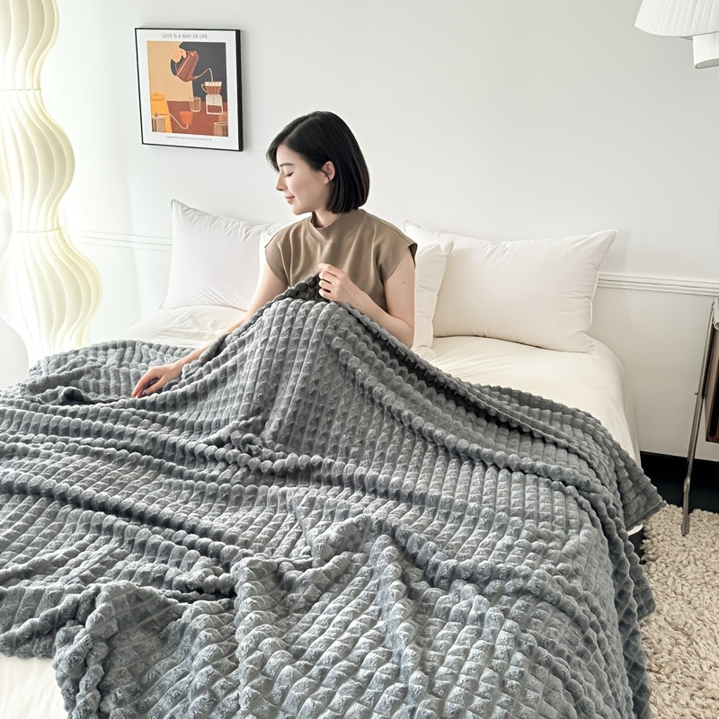 Plaid en flanelle matelassée