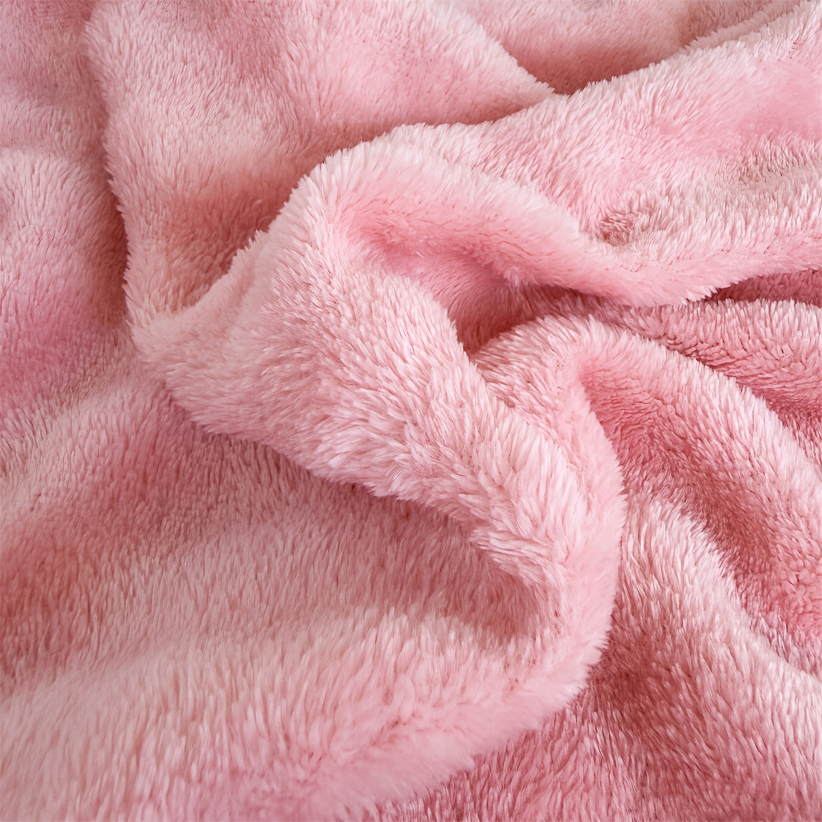 Plaid moelleux uni – coloris rose Image