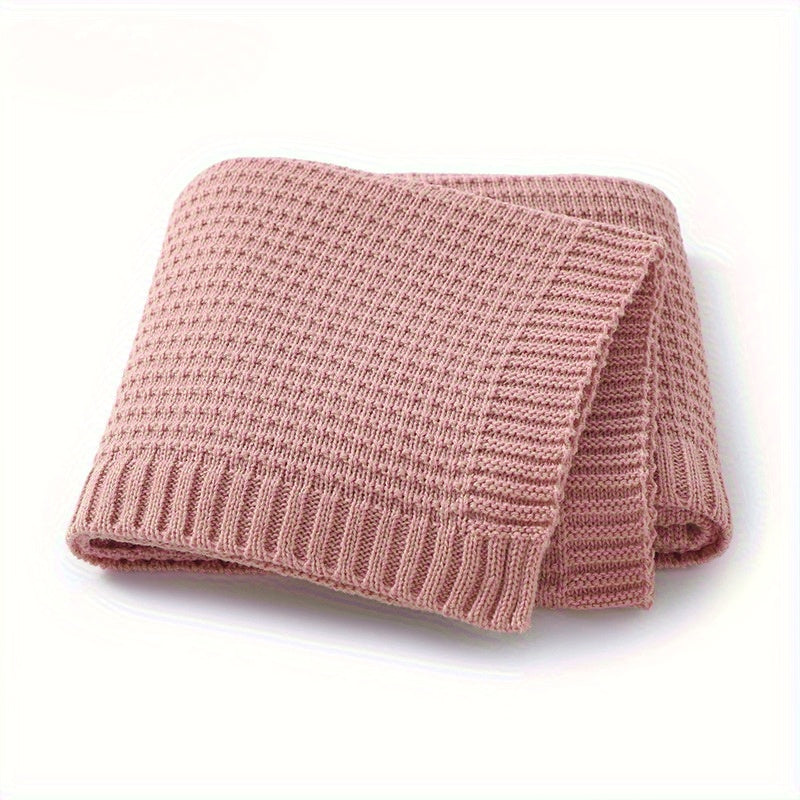 Plaid tricot compact rose Image
