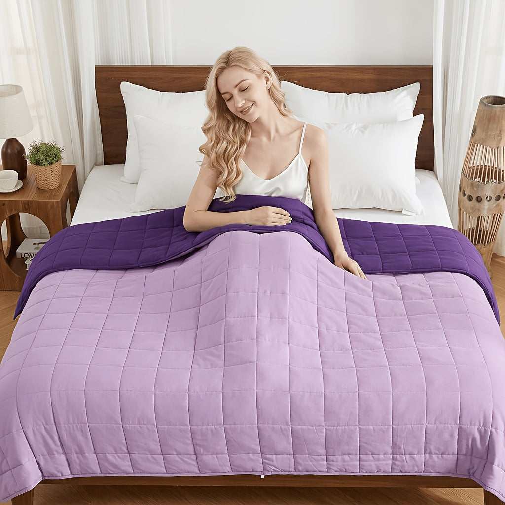 Couverture lestée disponible en 4 teintes – Violet