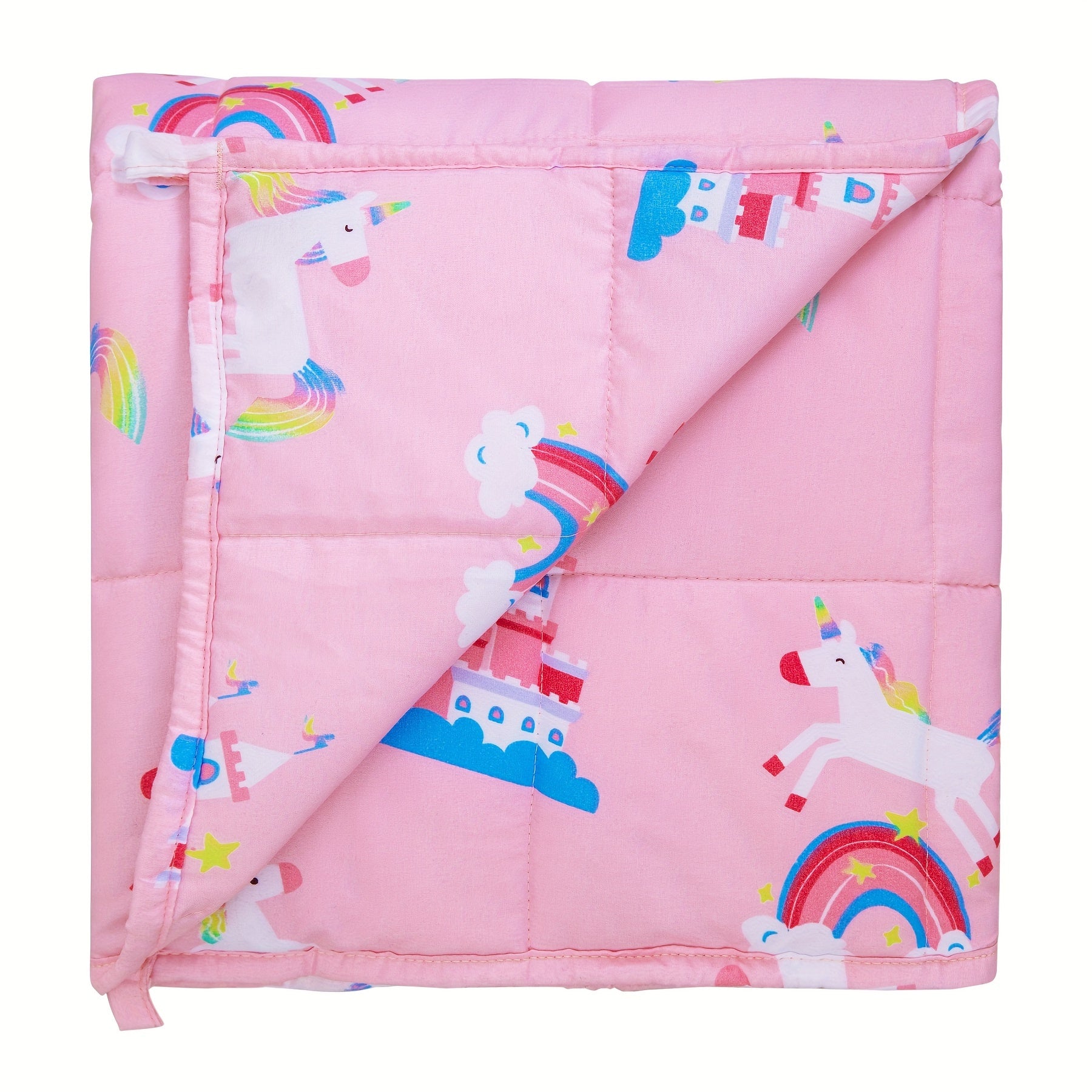 Couverture lestée enfant – motif licorne Image