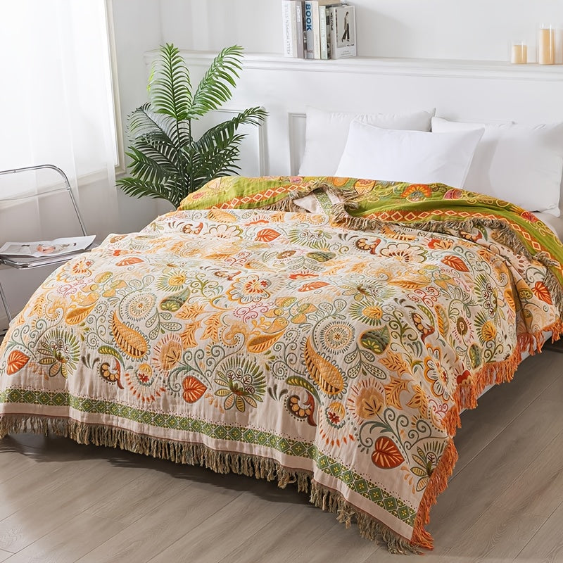 Couverture Huayinong 1 pice couverture de lit familiale plaid de canap adapte  plusieurs scnes
