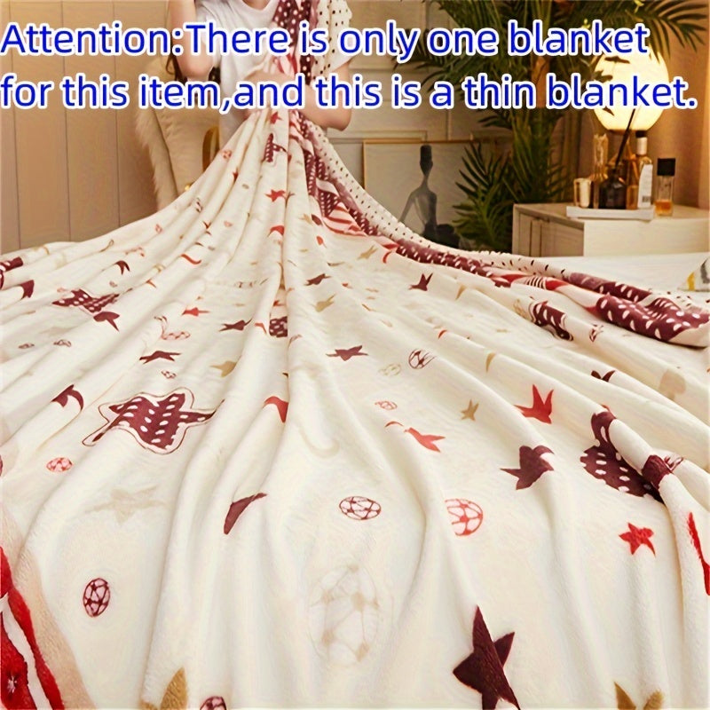 1 Couverture Polaire Jet Chaleureux Esthtique et Confortable Idal pour Canap Lit Voiture Bureau Animal de Compagnie Cadeau dAnniversaire ou de Nol